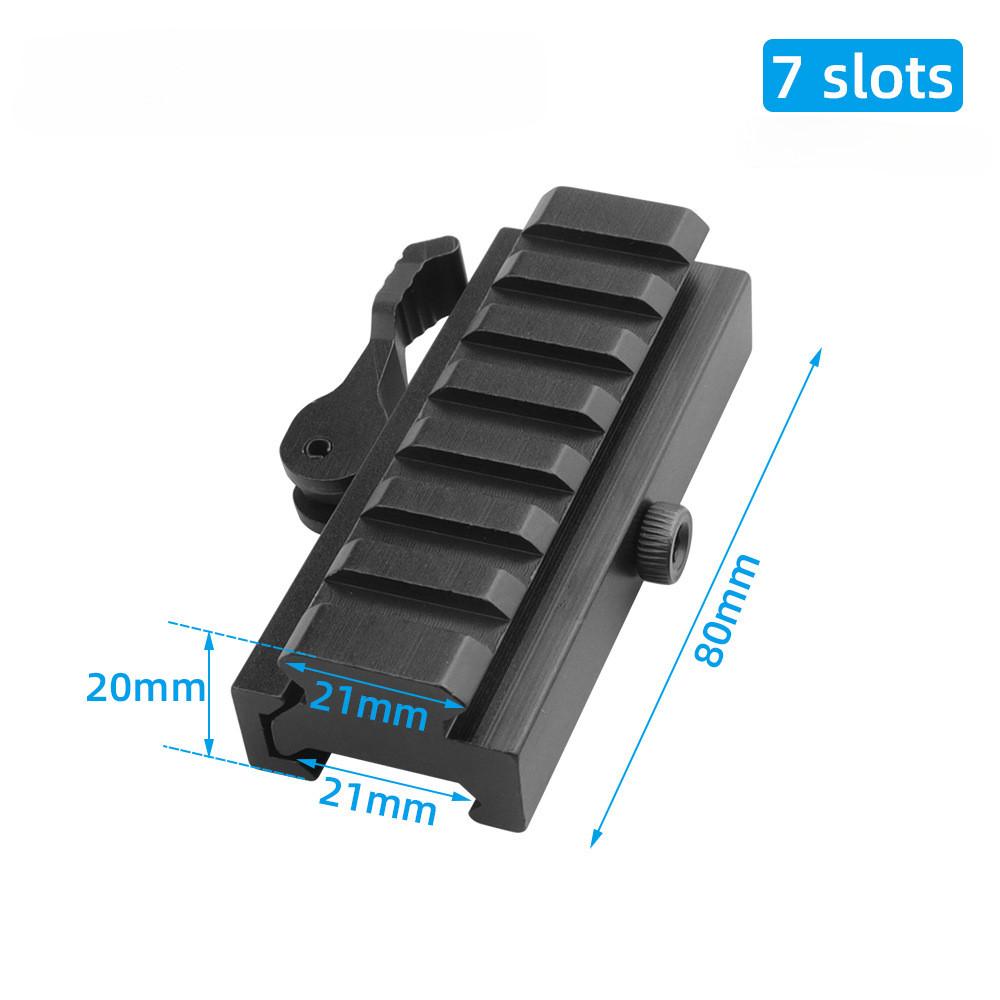Quick Detachable Metal Mirror Bracket 20 Conversion 20mm Height Increasing Bracket