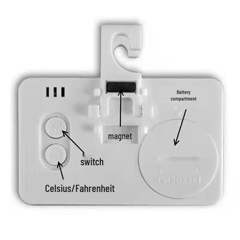 Digital Indoor/Freezer Thermometer with Large Screen