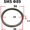 19 25 32 38 45 51 63 76 89 102 133 159mm Élelmiszeripari minőségű FKM tömítő tömítőgyűrű csík szaniter SMS csatlakozóhoz otthoni sörfőzéshez
