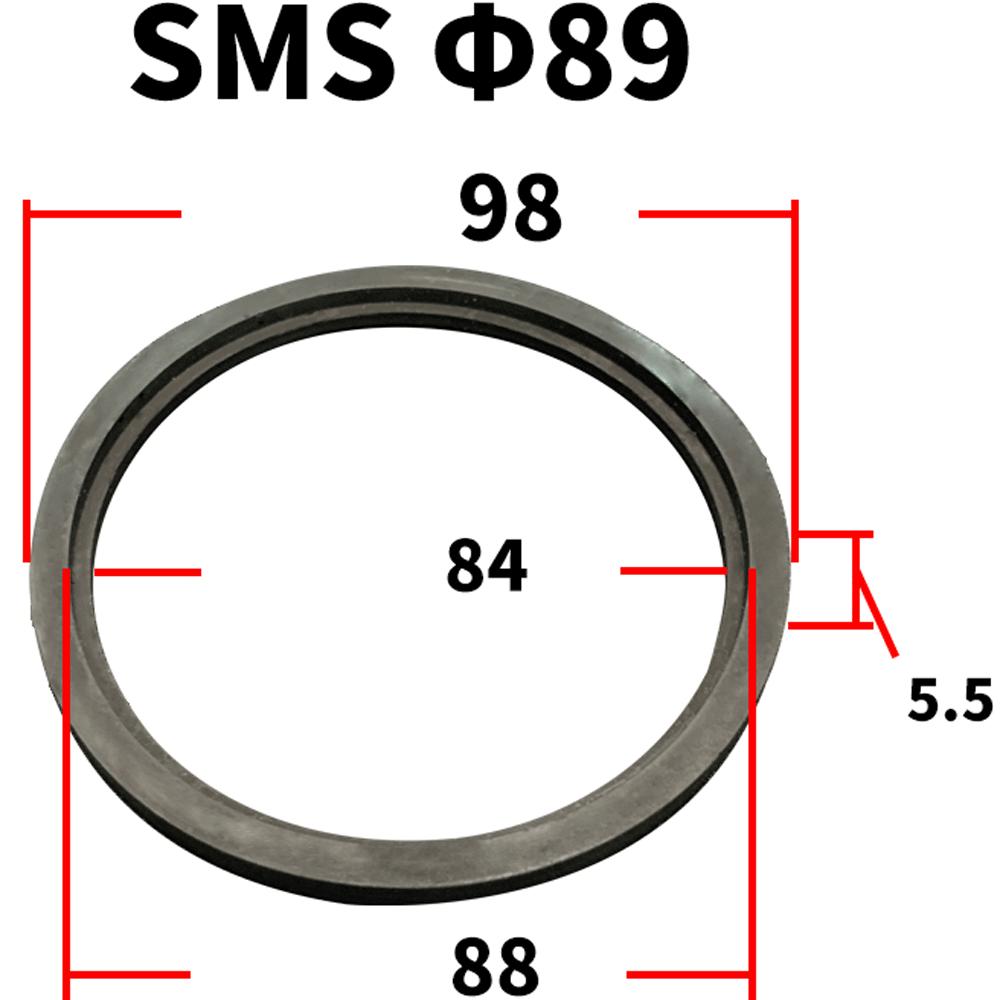 19 25 32 38 45 51 63 76 89 102 133 159mm Élelmiszeripari minőségű FKM tömítő tömítőgyűrű csík szaniter SMS csatlakozóhoz otthoni sörfőzéshez