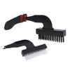 Reciprocating Saw Brush Set Nylon and Wire Brush Head with Reciprocating Saw Handle for Home Cleaning