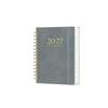 Strap Closure Annual Planner Book Spiral Binding Schedule Notebook  Journaling