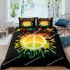 3D Printed Peace Symbol Bedding Set Duvet Cover Bedroom Comforter Covers Single Twin King Size Quilt Cover Home Textile
