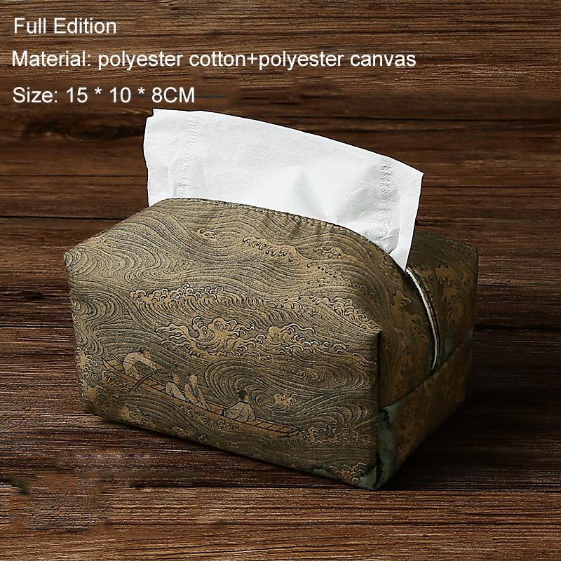 

Бумажный мешок для рисования Коробка для салфеток Китайский ретро-стиль Чехол для салфеток Тканевый арт Коробка для рисования Гостиная Бумага Бытовой Настольный