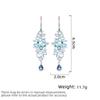 SUYU Women's Light Luxury Design Long Fashionable Tassel Water Droplet Earrings Elegant And Versatile Niche Design Earrings