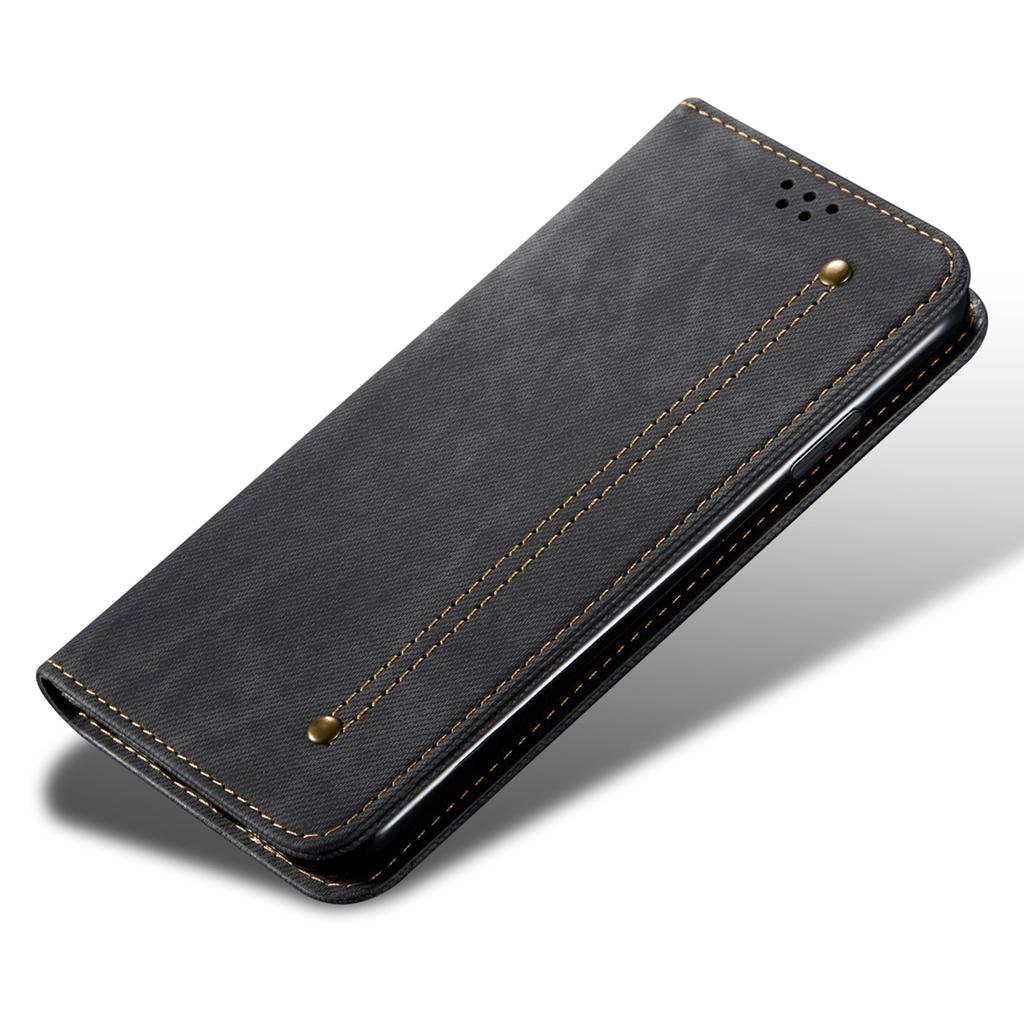 For OnePlus Nord 4 Case Jeans Cloth Texture Anti-Scratch Leather Stand Phone Cover