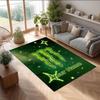Tappeto Monster Energy Crystal Velvet, Tappetino Antiscivolo Personalizzato con Nome Testo per Arredamento Casa Regalo