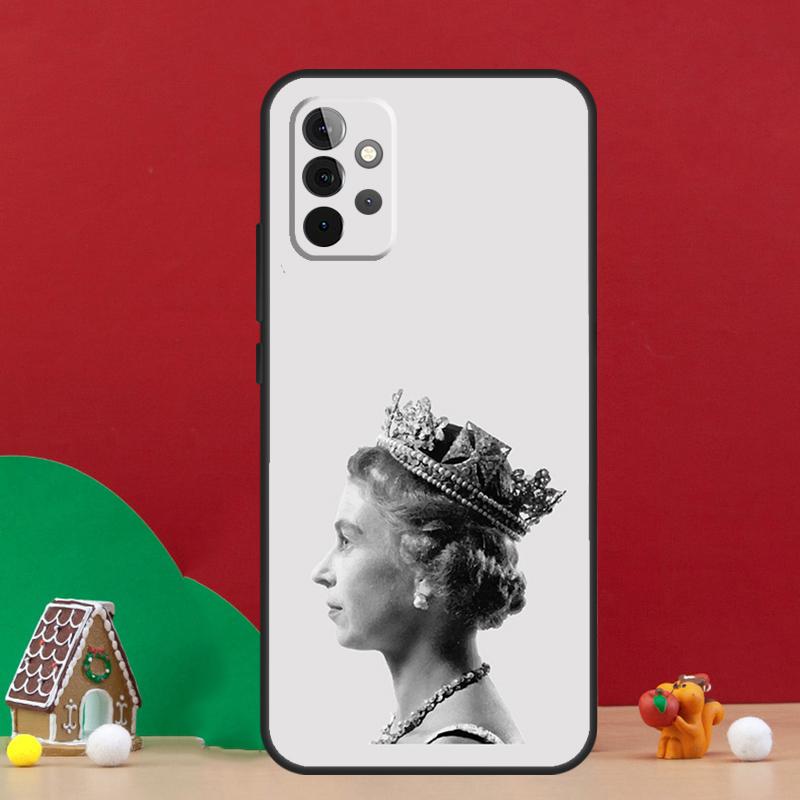 England Queen Elizabeth II Case For Samsung Galaxy A55 A52 A32 A12 A33 A06 A16 A26 A36 A56 A15 A53 A13 A34 A54 A14 A17