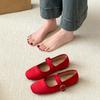Fashion Hot Selling Shoes Woman Comfortable Shallow Mouth All-Match Female Footwear Low Heels Summer New Dress Flat Mary Janes Shoes