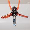 Double Bearing Pulley System Climbing Pulley for Childrens Ziplines Climbing Activity Ensuring Smooth Operations