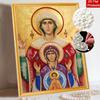 DIY 3D Pearl Diamond Painting Art Set Saint Anne Religious Home Decor Art Set Wall Art