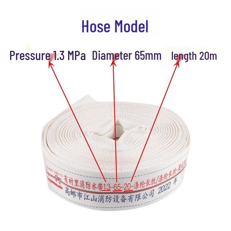 Miling Fire Hose with Coupling 20m