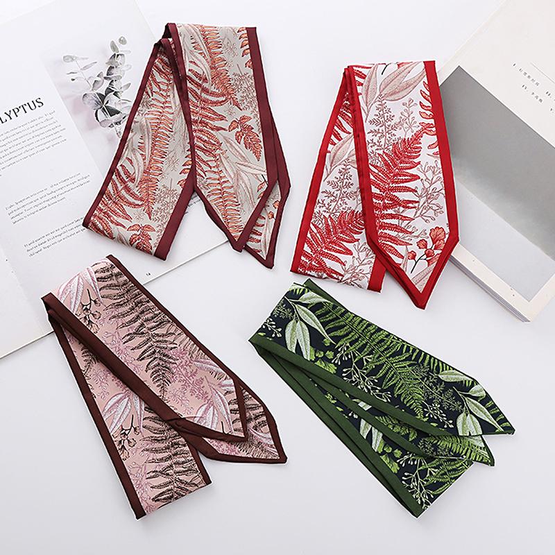 Fashion Long Silk Scarf Hair Band Hair-Binding All-Match High Sense Headdress Celebrity Hair Accessories For Women Headband