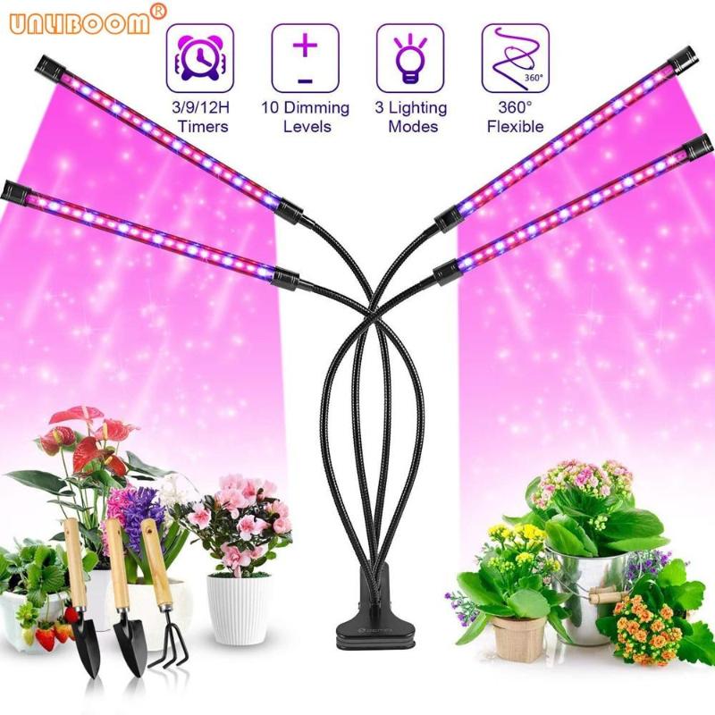 1Pc Full Spectrum LED Phytolamp with USB Timer Table Lamp for Growing Plants Vegetables Flowers Seedlings