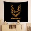 Pontiac Firebird TransAm Arazzo Anime Fiore Hippie Tappeti da Parete Decorazioni per Stanza Studente Appeso da Parete Hippie Economico