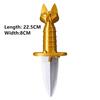 Gato con Botas de Cosplay para Adultos Accesorios para Disfraz de Halloween Carnaval Espada Dibujo Animado Gato Cuchillo Largo Corto Daga Fantasía
