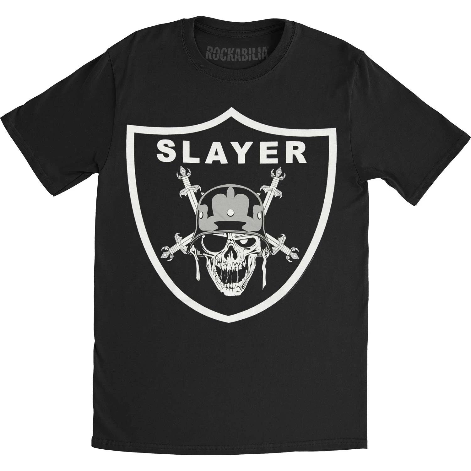 Мужская футболка Slayer Slayders приталенного кроя Medium Черная S