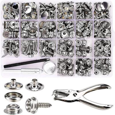 Stainless Steel Snap Button 15mm Size Marine Grade Boat Cover Snap Button Setting Tool Included 3/8" Socket Snap Button Fastener