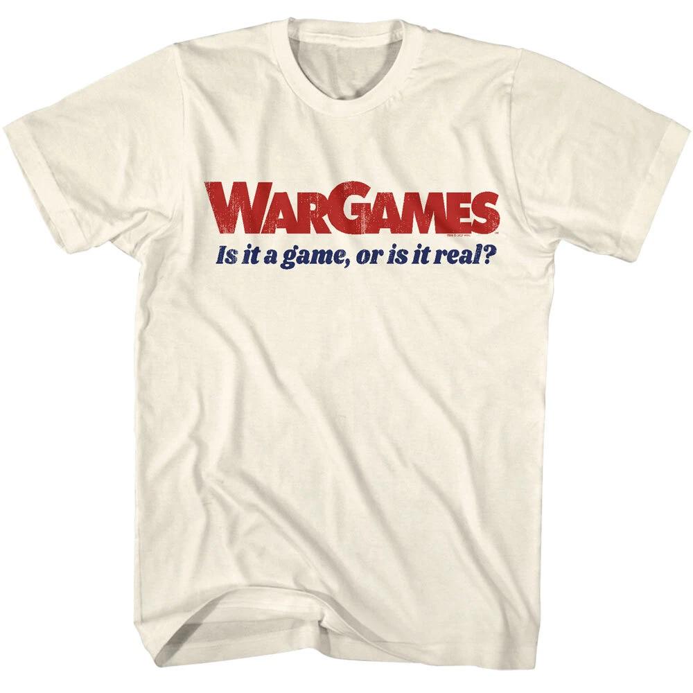 War Games 1983 Movie Is It A Game Or Is It Real Matthew Broderick Men's T Shirt