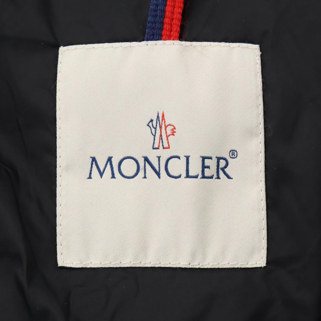 MONCLER MONTGENEVRE Wool Hooded Down Jacket Jacket 1 grayUsed