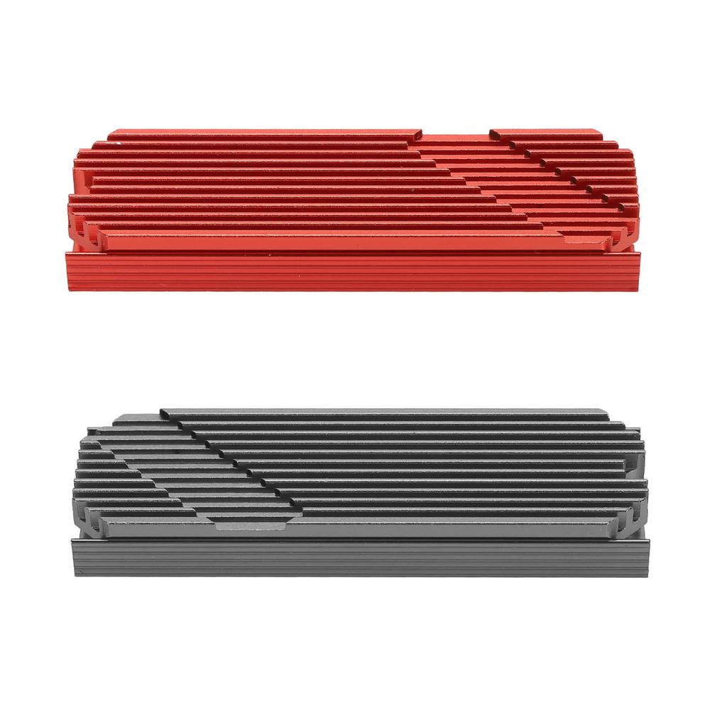 M.2 2280 SSD Heatsink Anodized Aluminium Alloy Fast Heat Conduction M.2 2280 SSD Cooler for Desktop