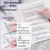 Line Dog B5 Refillable Thick Loose-leaf Notebook - Four-line Three-grid Student Edition