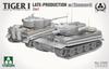 Takom Tiger I Late Coating 2 in 1 Late Production Command Vehicle Plastic Model Kit TKO2199 1/35 Sd.Kfz.181 Pz.Kpfw.VI Production/Zimmerit