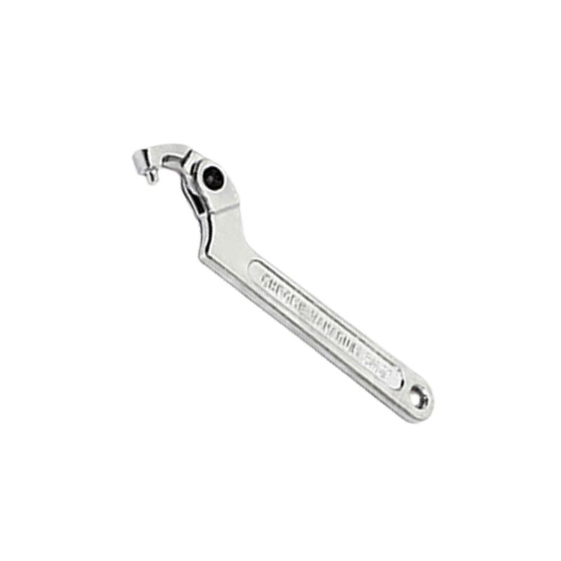 

Adjustable Hook Wrench C Type Spanner Water Meter Tool Square /Round Ends Premium Steel Construction For Grooved Nuts 7 inches