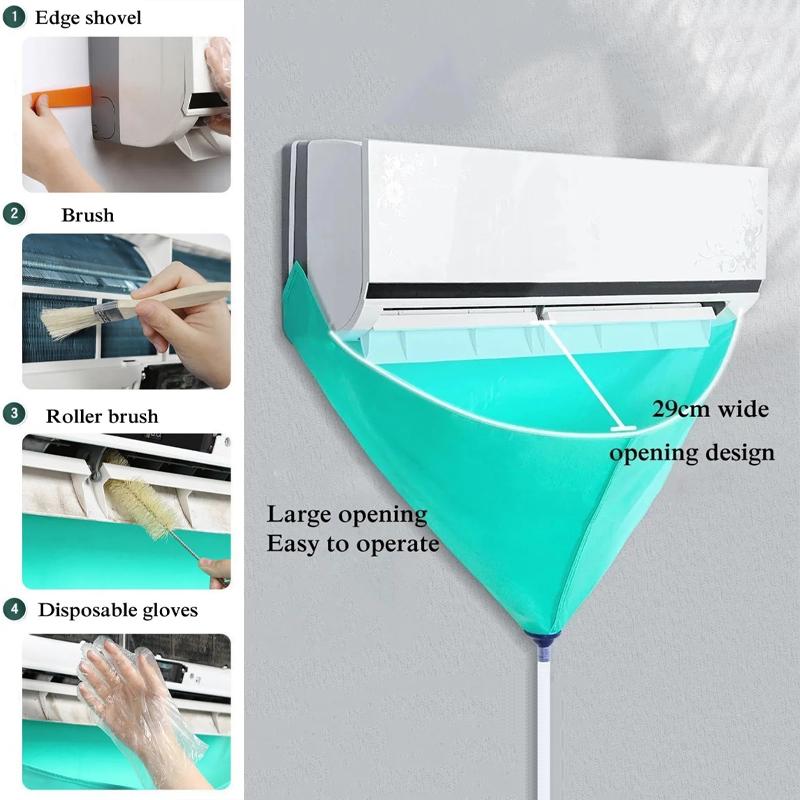 Air Conditioner Cleaning Bag Kit With Drain Water Pipe Full Set Of Cleaning Tools Leak-proof Air Conditioning Cleaning