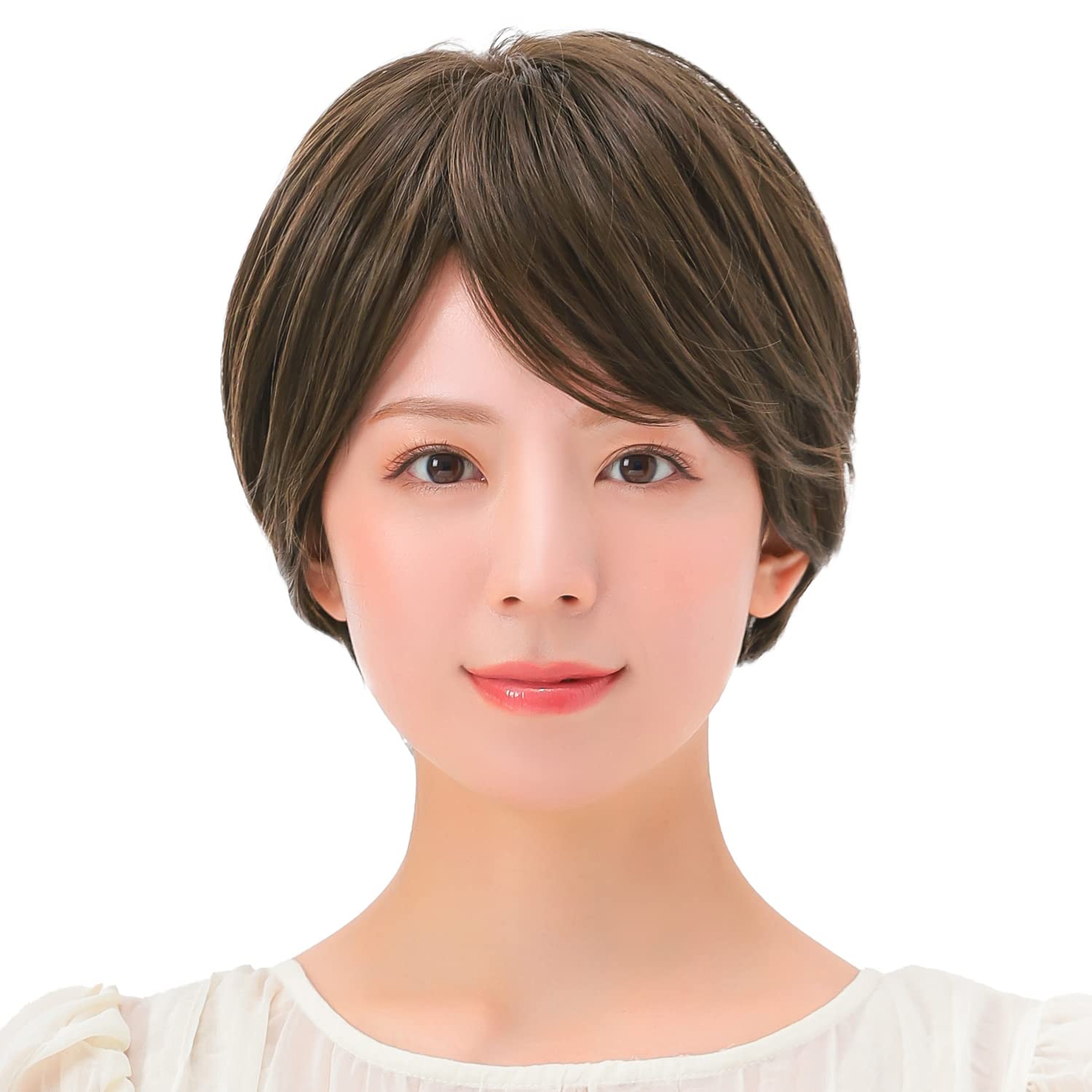 

Medical Full Short One Size Fits Most Right Parting Type [AQUADOLL] Wig, Wig, Women s Wig, GBR.Ginger Brown, pw213-RT-GBR
