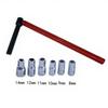 Sink Faucet Wrench Kit 8-14mm Adapter Set Steel Plumbing Tool For Bathroom Shower Installation And Maintenance