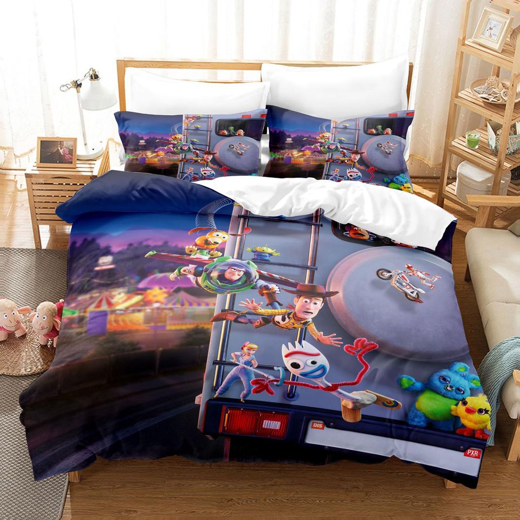 Printed Three-Dimensional 3D Digital Home Textile Three-Piece Children'S Home Textile Kit