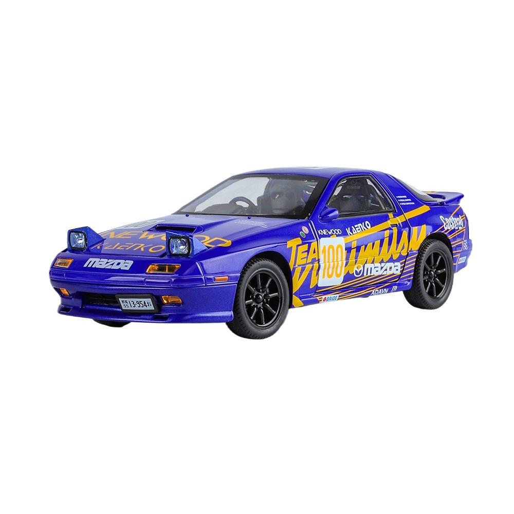 

1/24 Mazda RX7 Racing Version литые игрушечные машинки и игрушечные машинки модель автомобиля миниатюрная масштабная модель автомобиля игрушки для детей синий