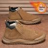 Northeast Men's Winter Snow Boots: Fur-Lined, Non-Slip, Fashionable Sports Shoes