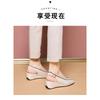 New Solid-color Soft-soled and Soft-top Wedge Heel Sandals for Women