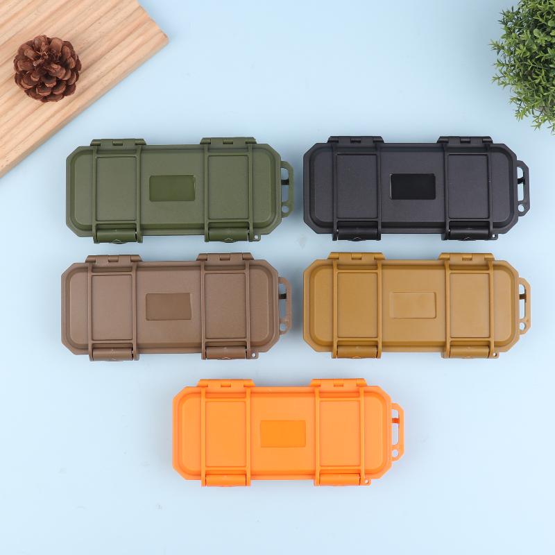 Folding Knife Storage Box Durable Shockproof Camping Box Sealed Carry Box Wear Resistant Sealed Storage Box Equipment Dry Box