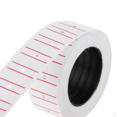 -5500 2 Zeilen Preisschild-Etikettierer 10 Rollen × 600 Schilder Weiß