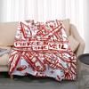 Pierce The Veil Band Printed Flannel Blanket Soft Kid Warm Plush Throw Blanket for Bed Bedroom Sofa Bed Picnic Blanket Fan Gift