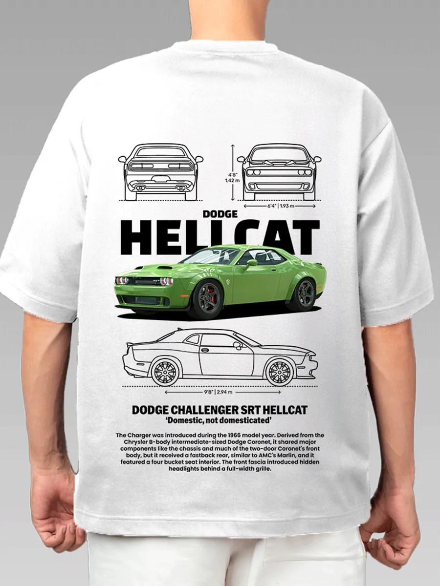 Cotton oversized T-shirt with Mini Cooper y2k print S