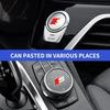 Car logo Interior Sticker Central control Decals Emblem Badge for q2 sline A1 A3 A4 A5 A6 A7 Q3 Q5 Q7 RS3 RS4 RS5 S3 S4 S5 S7