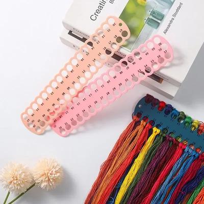 5Pcs Embroidery Floss Organizer Cross Stitch Thread Holder Storage Tool Cross Stitch Thread Finishing Tool.