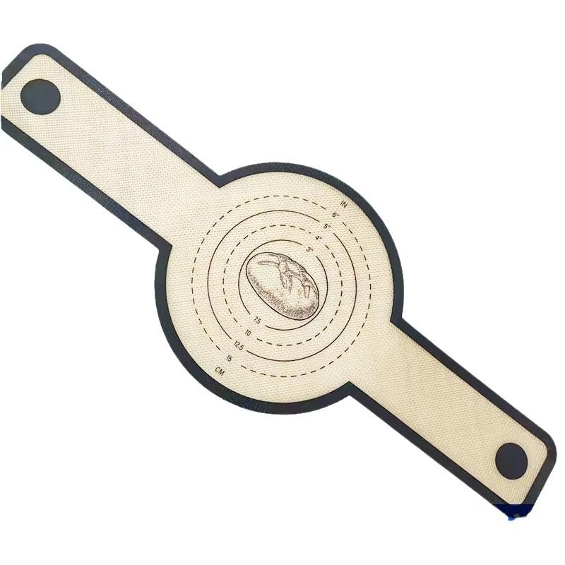 Silicone Bread Sling Dutch Oven Liner Non-Stick Easy Clean Reusable Bread Baking Mat Easy to Transfer Sourdough Bread