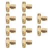 10 Pcs SMA Tee Adapter Wide Bandwidth OFC Radio Frequency Adapter SMA Coax Connector for GPS System