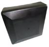External End Cap for Profile, Cap, Roof, 80x80, 20 PCS, BLACK