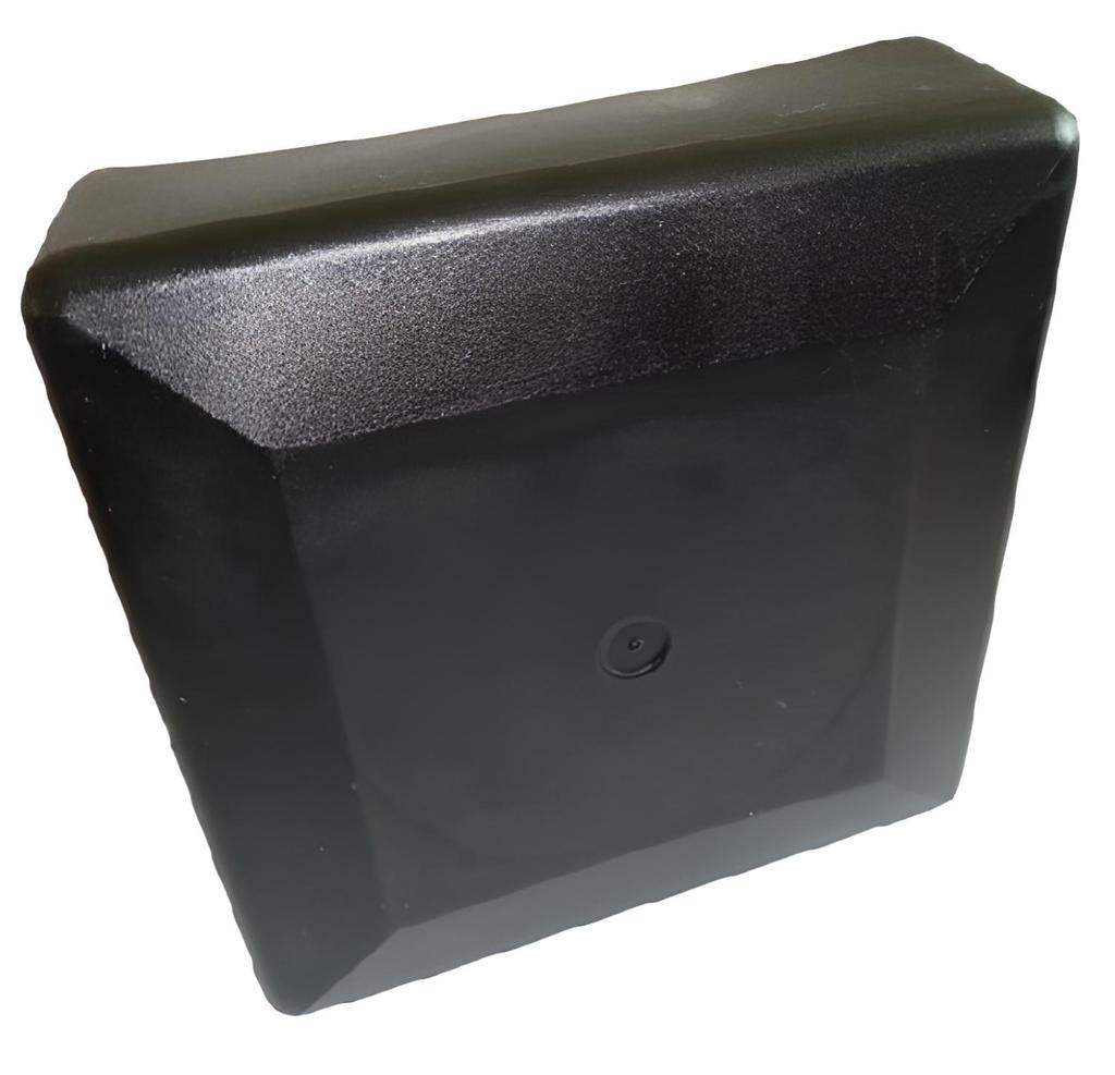 External End Cap for Profile, Cap, Roof, 80x80, 20 PCS, BLACK