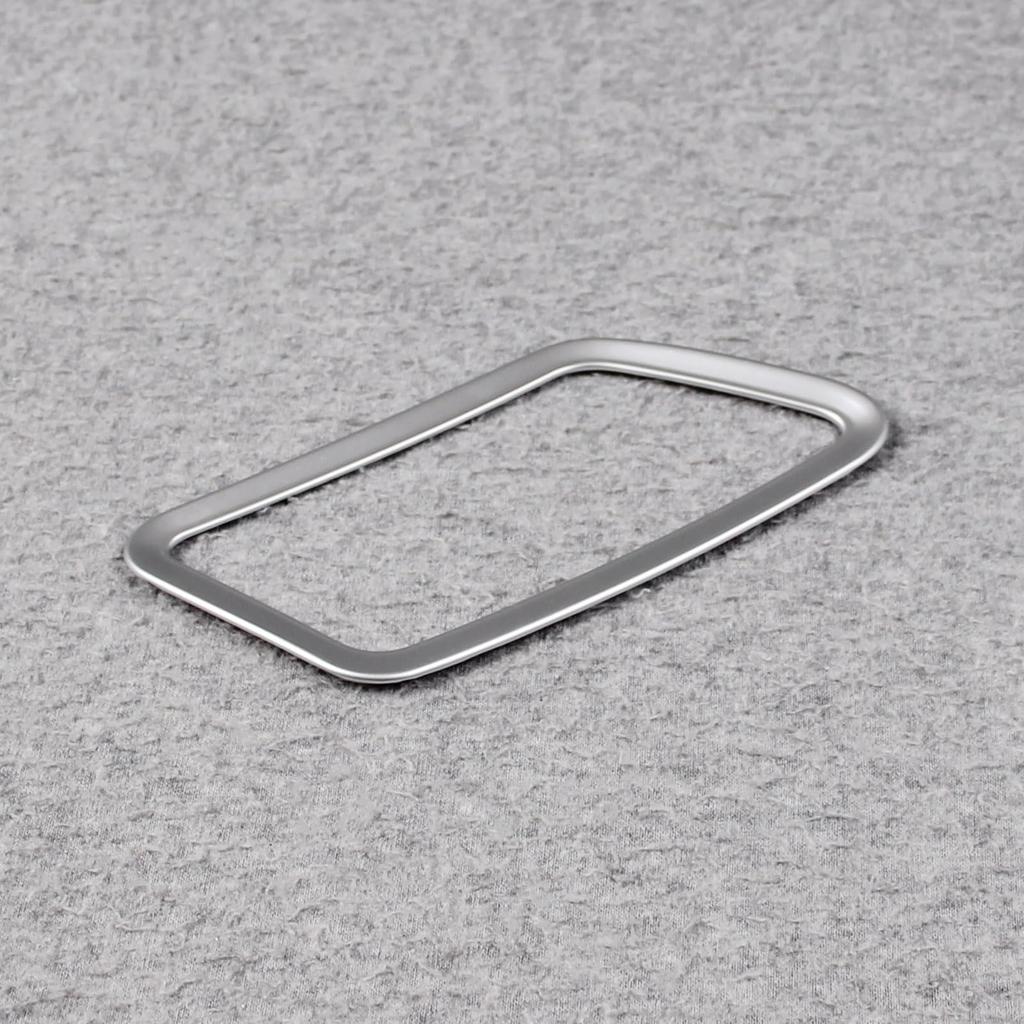 RUIQ Toyota New Prius 60 Series Dedicated Interior Front Upper Air Conditioning Ring Garnish Air Vent Panel (Satin Silver)