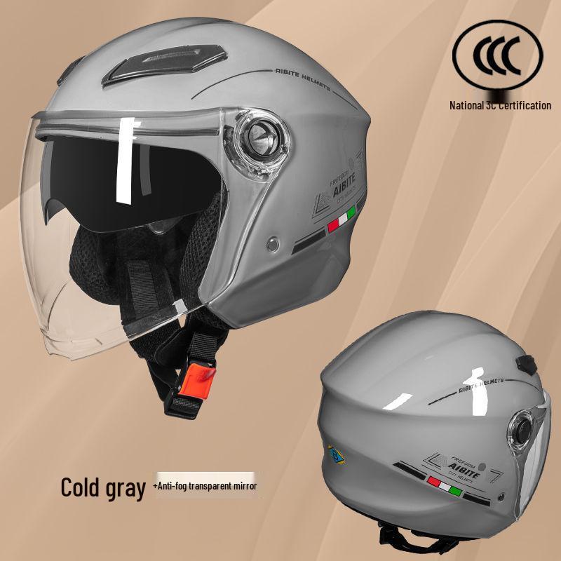 Electric Bicycle Helmet: Winter Warm, Battery Powered, Unisex, All-Season Half Helmet