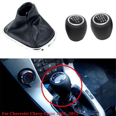 5/6rychlostní ABS plastová hlavice řadicí páky manuální převodovky kryt manžety límec pro Chevrolet Chevy Cruze 2008-2012