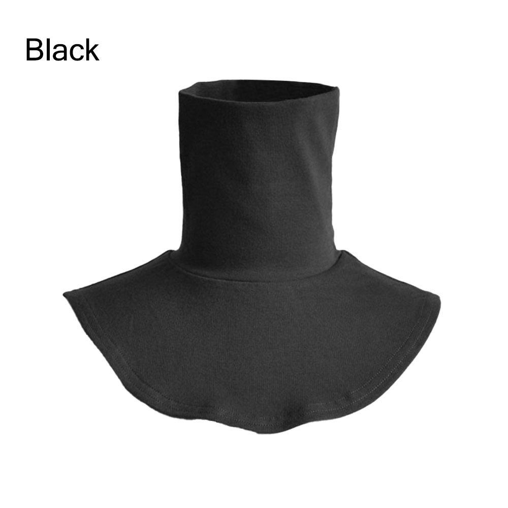 

Съемный воротник-гольф, хлопковый, съемная защита шеи, весна, осень, зима чёрный