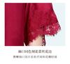 New 100% Mulberry Silk Comfortable and Fashionable Lace High-End Home Wear Sleepwear Women's Silk Nightgown Single Robe
